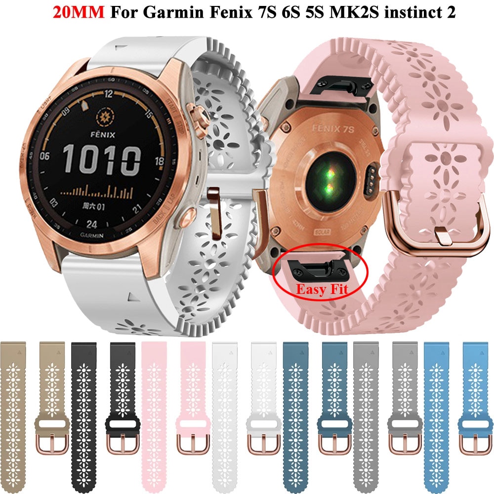 Fenix 7S /Fenix 5S Plus ð  20mm instinct 2S   Ǹ ð  Ʈ, Garmin Fenix 6S Pro Ʈ ũ